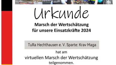 Marsch der Wertschätzung – für unsere Einsatzkräfte