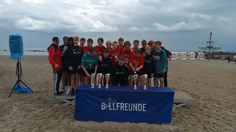 Beachsoccerturnier in Damp