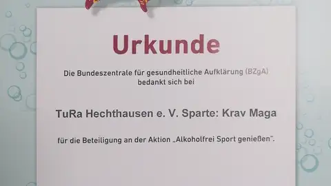 Urkunde Krav Maga