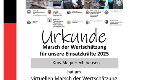 Marsch der Wertschätzung